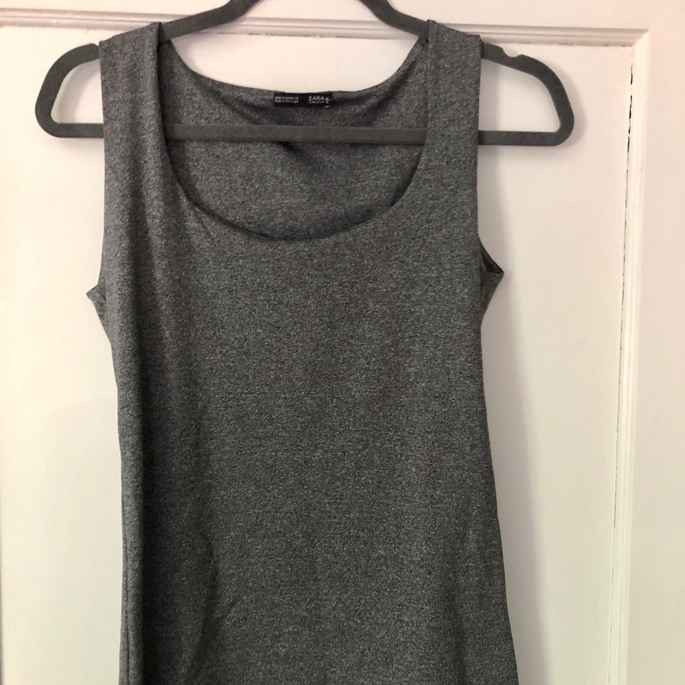 Heathered gray tank EUC